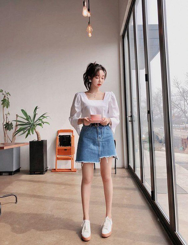 Áo blouse trắng dễ nhạt nhòa, nhưng qua tay sao Hàn là hóa sang xịn và đẹp hút mắt - 14