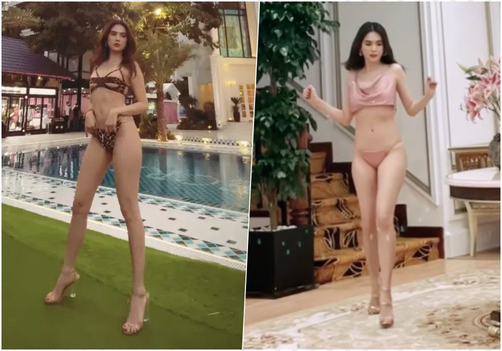 Về chung nhà Vũ Khắc Tiệp, Ngọc Trinh diện bikini sáng tối, lúc mặc kín bưng cũng hở không tưởng - 1