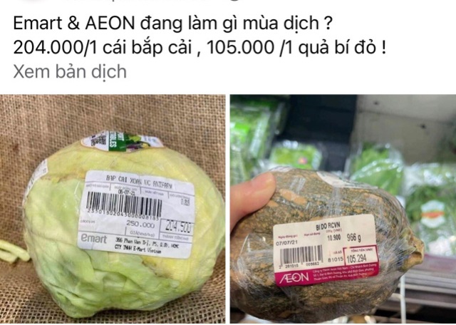 Hình ảnh được chia sẻ trên mạng xã hội.