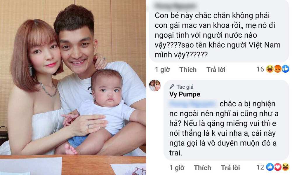 Vy Pumpe không giữ được bình tĩnh, thường đáp trả tay đôi với các anh hùng bàn phím.