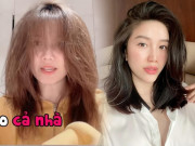 Làm đẹp - Bảo Thy, Hari Won gây bất ngờ khi tự cắt tóc tại nhà trong mùa dịch