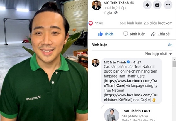 Đoạn livestream của Trấn Thành đã nhận được tương tác cao “ngất ngưởng” của khán giả, chứng tỏ sức hút của anh chưa bao giờ sụt giảm.