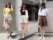 Thời trang - Hội sành mặc mê diện quần short với dép bệt, vẫn chuẩn xinh chứ không hề xuề xòa chút nào