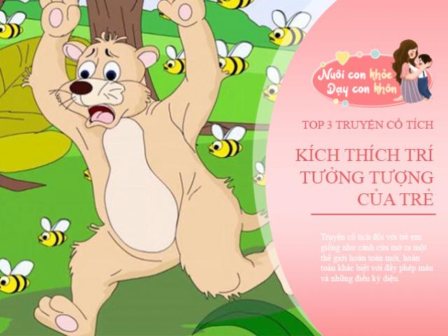 Top 3 truyện cổ tích kích thích trí tưởng tượng, con thông minh, sáng dạ hơn