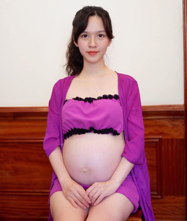 Hotgirl amp;#34;Bánh đúc có xươngamp;#34; khoe ảnh bầu lần 2 quyến rũ, dân tình nháo nhào: amp;#34;Mặt như học sinhamp;#34; - 8