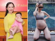 Bà bầu - Hotgirl "Bánh đúc có xương" khoe ảnh bầu lần 2 quyến rũ, dân tình nháo nhào: "Mặt như học sinh"