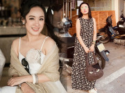 Thời trang - BTV Hoài Anh diện váy áo tựa nàng thơ, bị bắt bẻ dùng món đồ kém sang