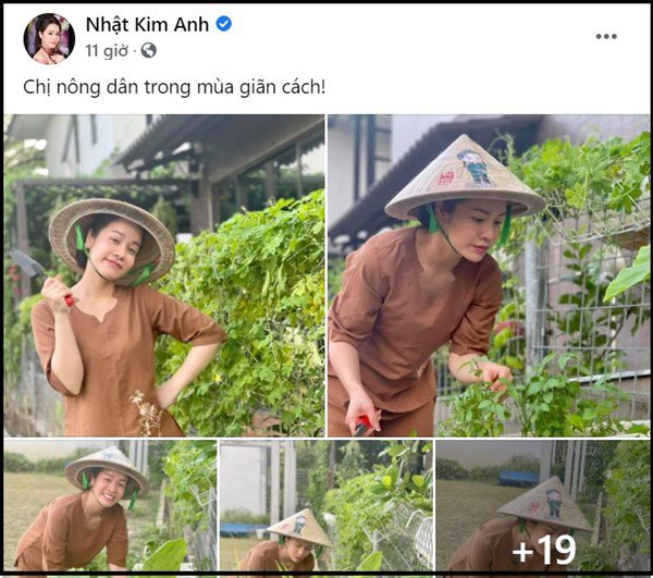Nhật Kim Anh đón mẹ lên ở cùng, hằng ngày chăm sóc vườn rau xanh vào mùa dịch - 3