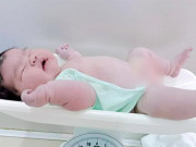 Bà bầu - Mẹ Hà Tĩnh 41 tuổi sinh con khó khăn, bé ra đời với cân nặng 6,2kg hiếm thấy
