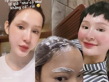 Chị em bao phen lệ đổ vì nhuộm lông mày mà Hiền Hồ vẫn chưa sáng mắt ra