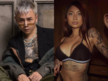 Đường cong bỏng mắt của người yêu cũ rapper Binz: Body đầy hình xăm, vòng 1 căng tràn