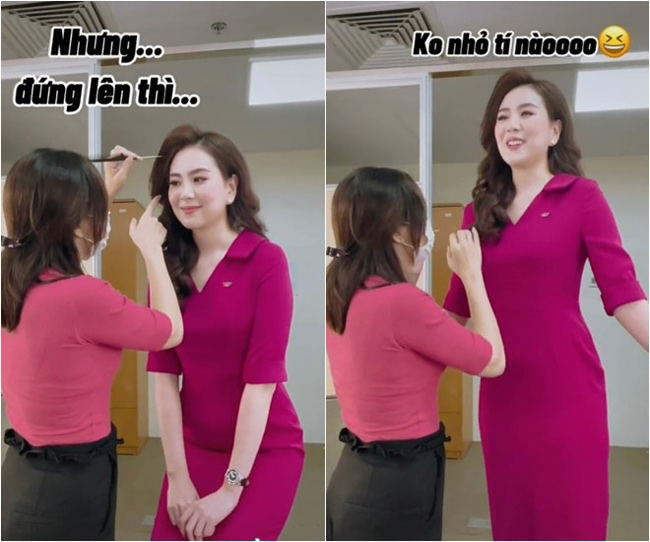 Với chiều cao 1m72, Mai Ngọc sở hữu vóc dáng lý tưởng. Cựu hot girl đời đầu của Hà thành từng chia sẻ ở tuổi dậy thì cô đã có vượt trội so với bạn bè cùng trang lứa. Chính vì vậy khi trang điểm, cô thường phải cúi thấp người để tiện cho nhân viên make-up.
