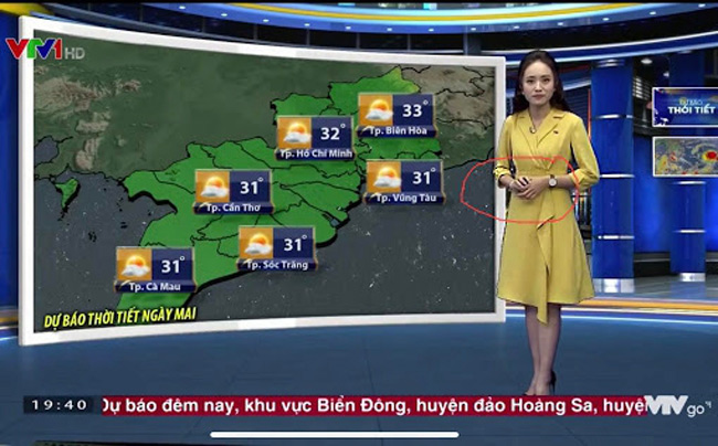 Nữ MC từng tiết lộ về chiếc điều khiển để giúp các BTV thời tiết dẫn chương trình một cách chủ động hơn.