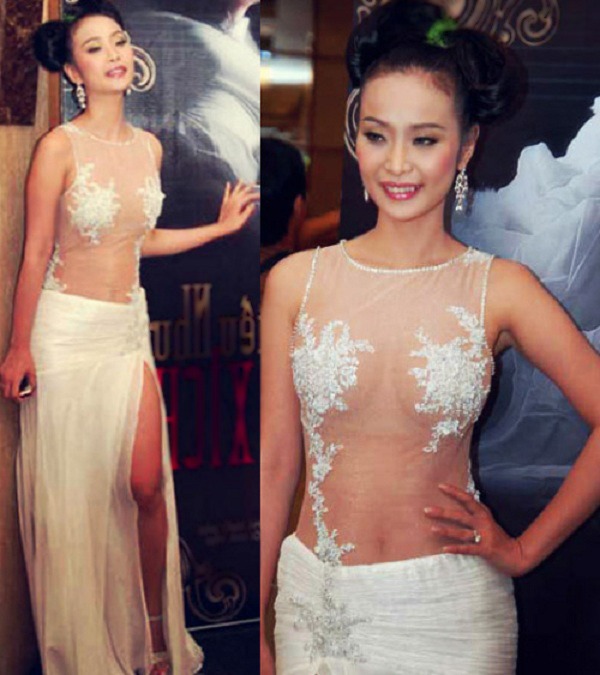 Khi mỹ nhân Việt chọn những mẫu váy amp;#39;amp;#39;mặc như không mặcamp;#39;amp;#39;: đẹp đâu chưa thấy, chỉ thấy kém duyên - 7