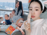 Làm đẹp - U35 3 con mặt như học sinh, nghiện skincare đến mức đi đẻ cũng không quên đồ dưỡng da