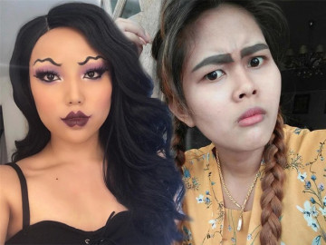 Cười ngả nghiêng với những ca làm chân mày hài hước nhất quả đất