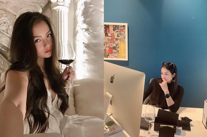  Không chỉ xinh đẹp, Thủy Top còn có cơ ngơi kinh doanh riêng. 