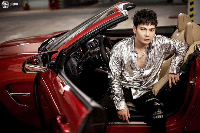Anh từng bỏ ra gần 4 tỉ đồng tậu một chiếc BMW mui trần làm đạo cụ cho MV Huynh đệ ơi.