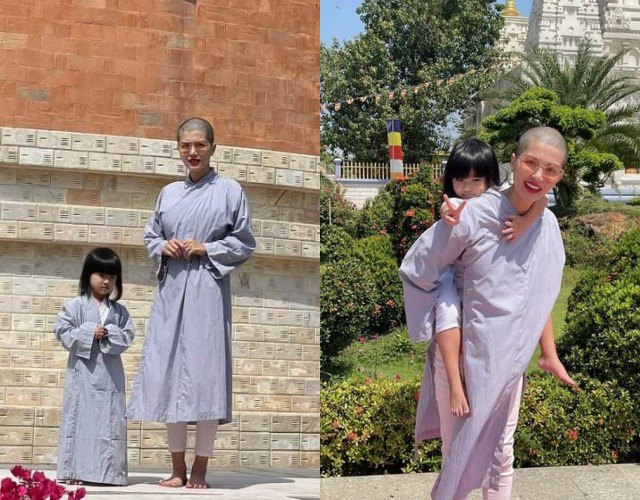 Hình ảnh Oanh Yến xuống tóc để phục vụ cho vai diễn từng khiến khán giả chú ý.