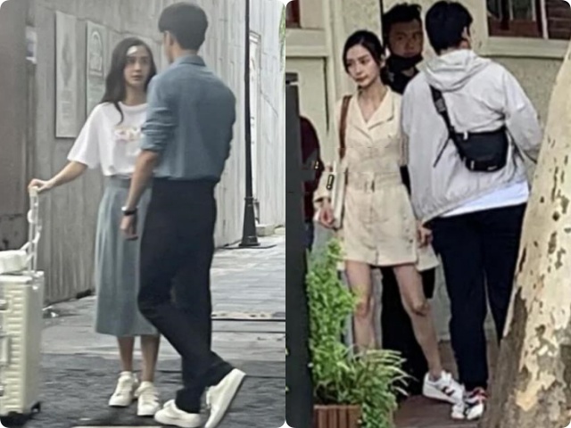 Người qua đường chụp Angelababy mắt thâm quầng đáng sợ, nhìn xương cổ mới giật mình