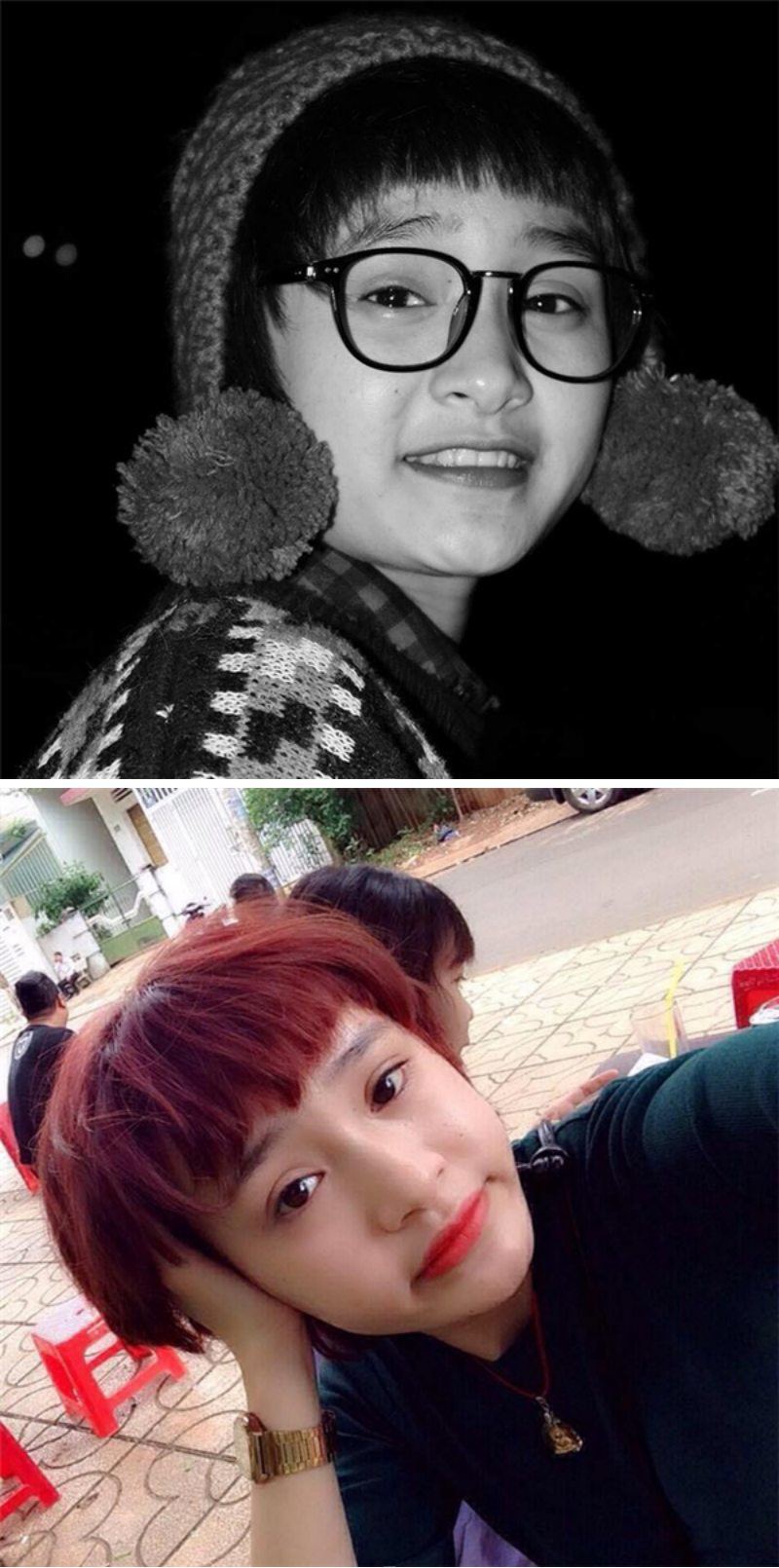 Hiền Hồ ngày xưa ngố tàu và tất nhiên là khác xa so với bây giờ.