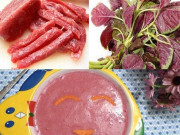 Làm mẹ - Cách nấu cháo thịt bò rau dền cho bé cực ngon