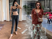 Làm đẹp - Kỳ Duyên khoe bụng phẳng lì nhưng cửa méo mó: Để yên thôi cũng nuột lắm rồi!