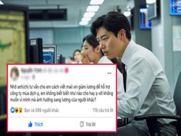 Bị cười nhạo vì muốn xin giảm lương mùa dịch, anh chàng đáp 1 lời khiến nhiều người muối mặt