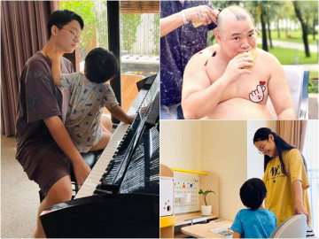 Bố Ơi Mình Đi Đâu Thế phát lại: Giờ sao nhí đã là thanh niên 1m7, có bố lên 95kg