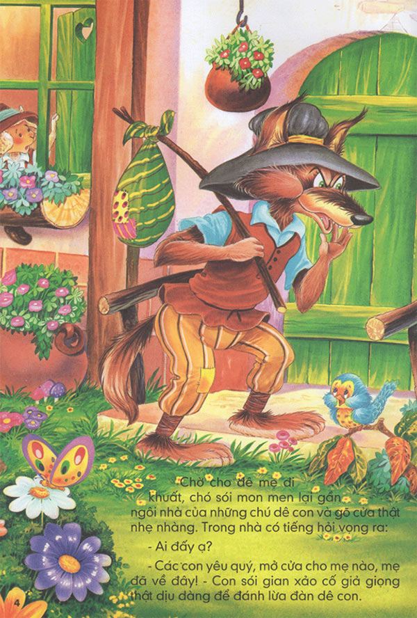 Truyện cổ tích: Chó sói và bảy chú dê con cho bé - 4