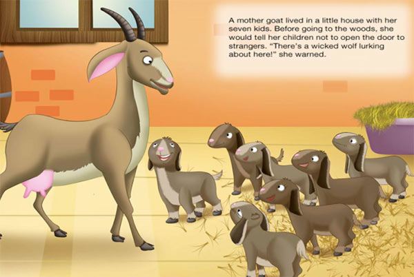 Truyện cổ tích: Chó sói và bảy chú dê con cho bé - 9