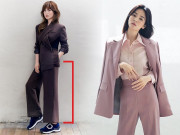 Thời trang - 1 đôi chân 2 số phận, Song Hye Kyo lúc cao lúc lùn chỉ vì chọn nhầm kiểu quần dài