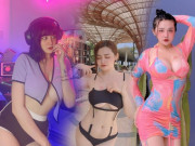 Thời trang - Khoe dáng phồn thực với váy bó sát, bạn thân Ngân 98 làm dân mạng “ngộp thở”
