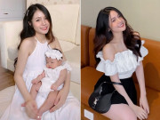 Bà bầu - Gái xinh sinh năm 2000 đã làm mẹ, ở nhà chăm con vẫn điệu đà, nhuận sắc phát mê