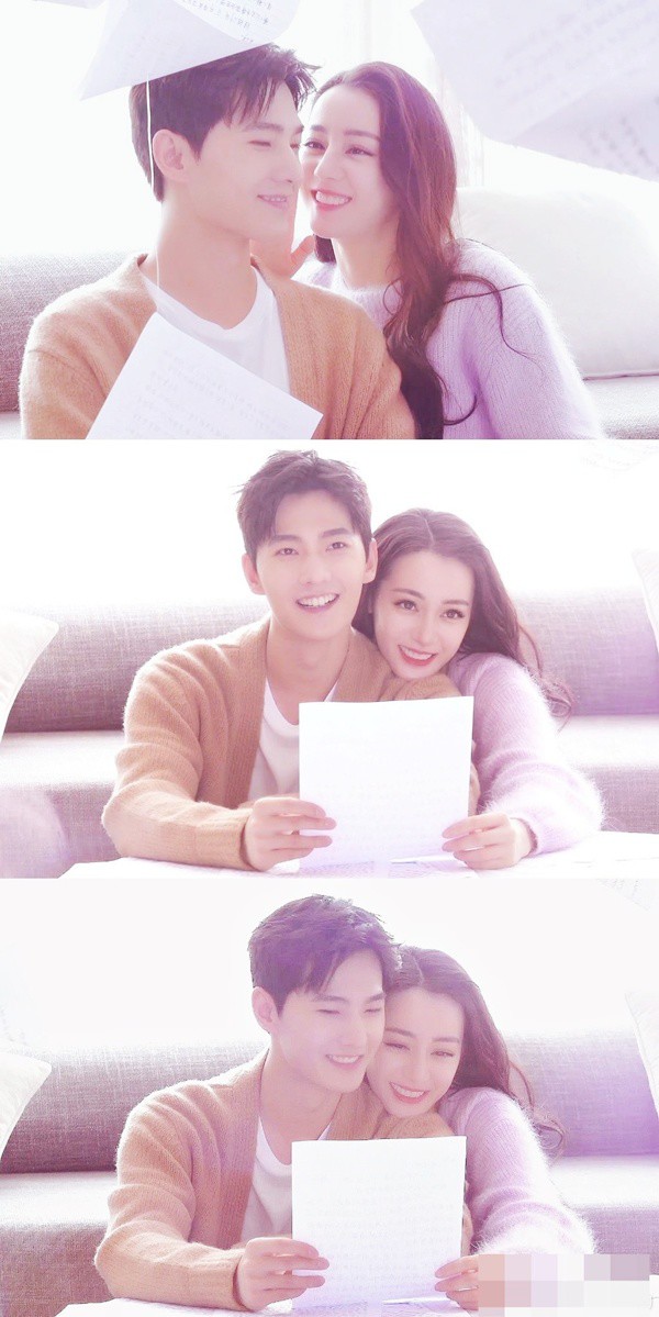 Một góc chụp khác của cặp đôi. Dương Dương - Địch Lệ Nhiệt Ba không chỉ phối hợp nhuần nhuyễn mà cười cũng rất ngọt ngào.