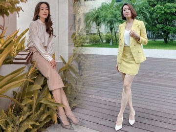 Hội mỹ nhân màn ảnh Việt diện đồ công sở đẹp không thua phim Hàn: Hồng Diễm chưa phải "trùm cuối"