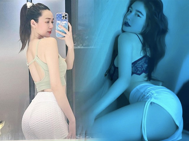 Cùng 1 chiếc quần tập dây rút, Khánh My diện đã hot, nhìn sang Elly Trần còn hot hơn