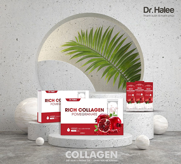 Rich Collagen Pomegranate - Dr Halee mang tới cho người tiêu dùng cái nhìn nhận mới về đẹp và khỏe