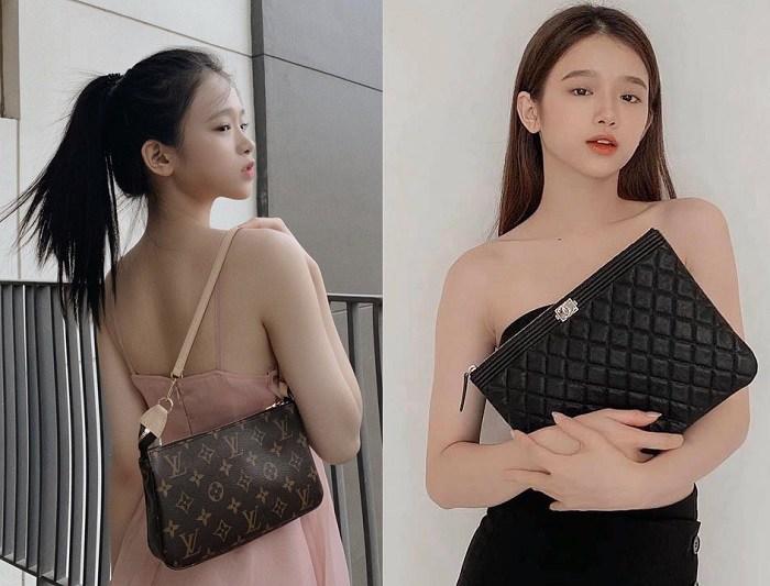  Sau khi chuyển vào TP.HCM, Linh Ka nhiều lần chụp ảnh khoe hàng hiệu, nhận được sự ngưỡng mộ của các khán giả 10X.