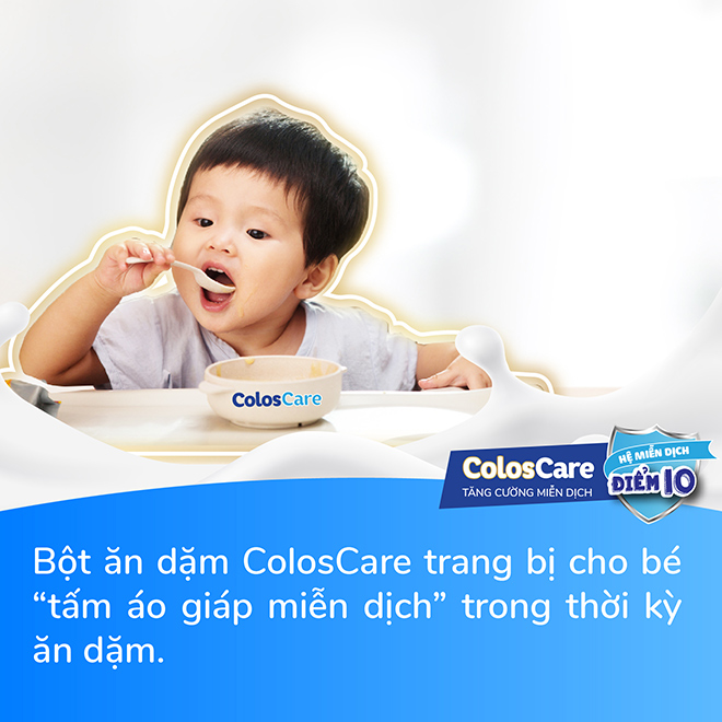 Bột ăn dặm ColosCare: Bé ăn dặm đủ chất, tăng cường miễn dịch vượt trội - 3