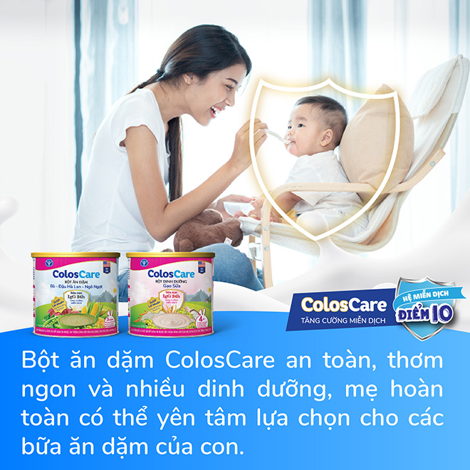 Bột ăn dặm ColosCare: Bé ăn dặm đủ chất, tăng cường miễn dịch vượt trội - 5