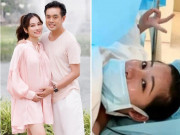 Bà bầu - Cặp quý tử được 10 tháng, vợ Dương Khắc Linh mới tiết lộ khoảnh khắc "nhởn nhơ" trên bàn đẻ