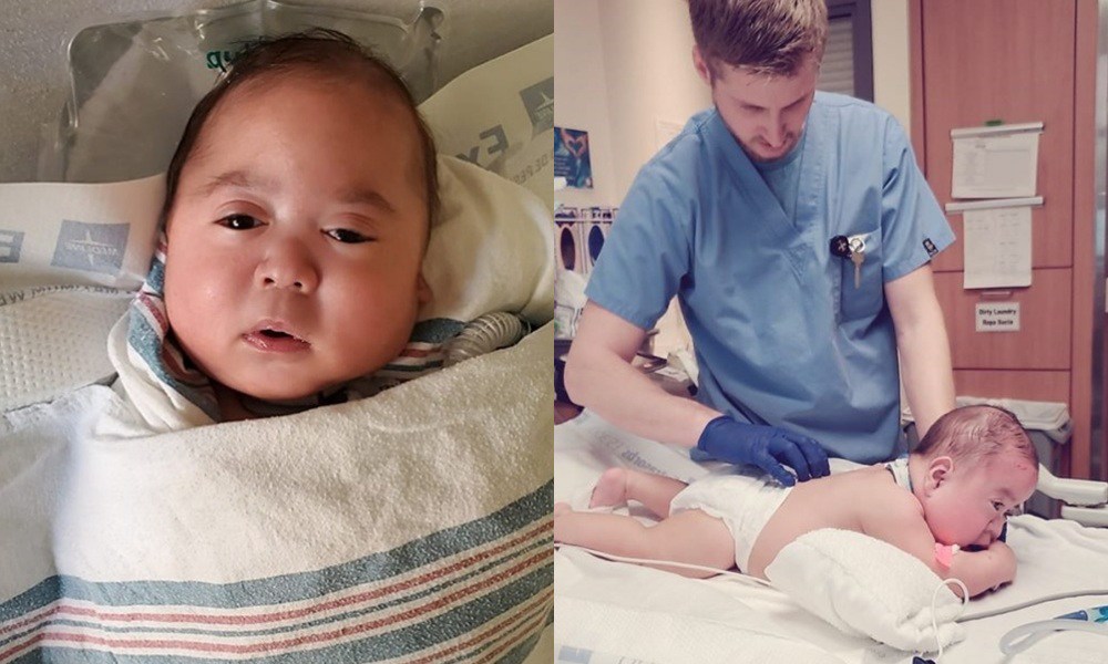 Con trai út của Quách Thành Danh sinh tại Mỹ vào tháng 4/2019, được chẩn đoán mắc bệnh cao huyết áp phổi, luôn phải có y tá bên cạnh để theo dõi sức khoẻ suốt 2 năm nay.