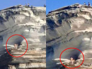 Tin tức - Cặp đôi leo lên vách đá bãi biển để "yêu" giữa ban ngày, nhìn lên trên còn choáng hơn