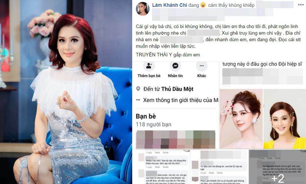 Năm 2019, Lâm Khánh Chi từng đau đầu giải quyết việc bị kẻ gian lợi dụng hình ảnh đi lừa gạt 150 triệu đồng. Cuối cùng, nữ ca sĩ chuyển giới phải nhờ tới cơ quan chức năng để giải quyết, đồng thời làm rõ thông tin để cảnh tỉnh những người xung quanh.