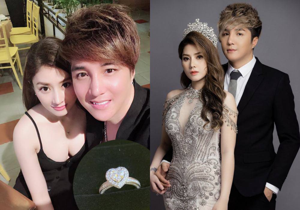 Lâm Chấn Khang kết hôn với vợ là mỹ nhân lai Việt - Hàn vào năm 2019. Trước đó, nam ca sĩ cầu hôn vợ bằng chiếc nhẫn kim cương siêu to khổng lồ.