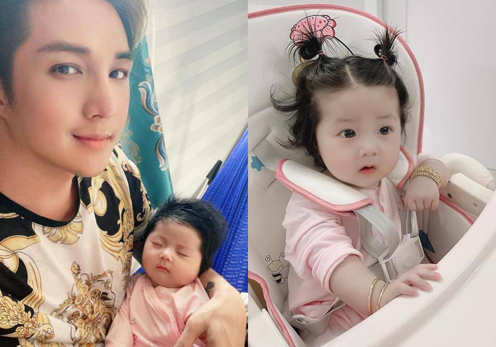 Nam ca sĩ 8X công khai diện mạo công chúa nhỏ sau 2 năm giữ kín việc bà xã mang bầu và sinh con.