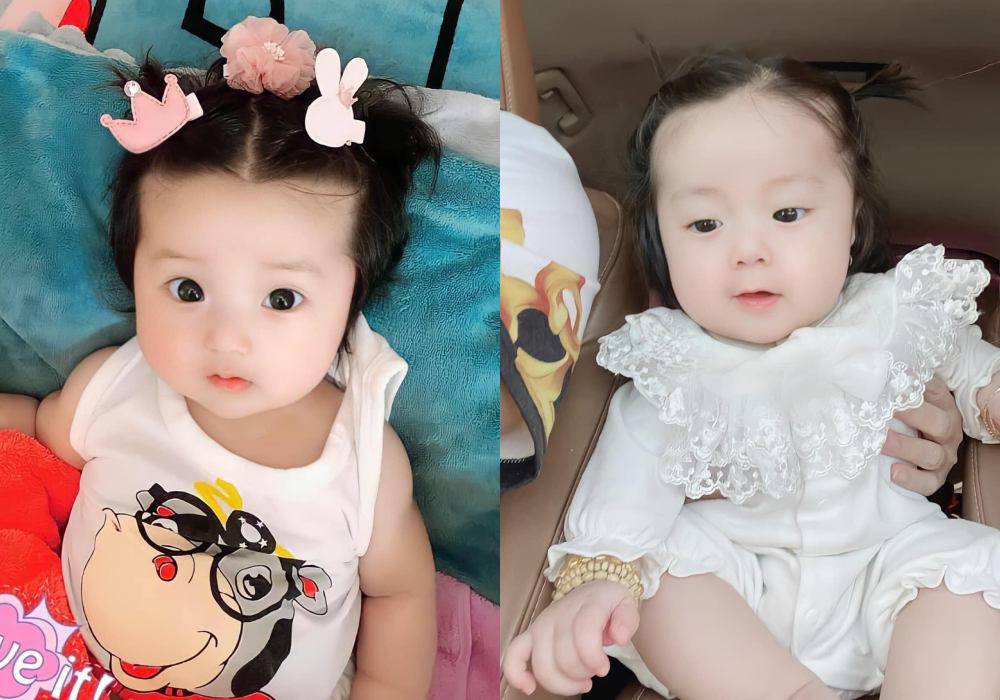 Bé Tina hiện đã được 2 tuổi. Qua những hình ảnh được ba mẹ tiết lộ, cô bé có gương mặt vô cùng xinh xắn, đáng yêu.