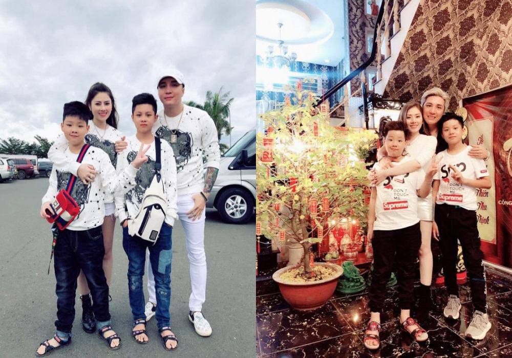 Được biết, con trai lớn của vợ chồng ông vua miền Tây tên thật là Trần Gia Phúc, được mang họ mẹ. Nam ca sĩ cho biết trước đây khi còn hẹn hò, anh và vợ muốn giấu chuyện có con, không muốn ai soi mói con trai của mình nên đã để con theo họ mẹ.