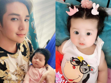 Con gái lai Hàn dễ thương của ca sĩ Lâm Chấn Khang